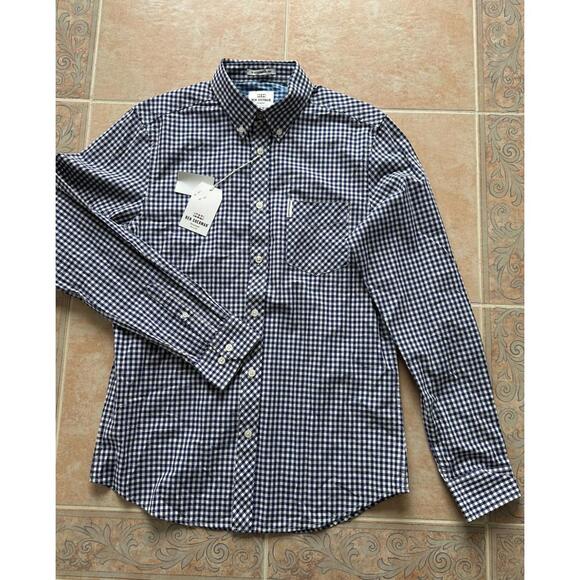 BEN SHERMAN - The Classic Gingham LS Core shirt Men's size: S -New!‎